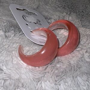 6/$20 Crescent Hoop Earrings